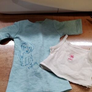 2 American Girl Doll Tops
